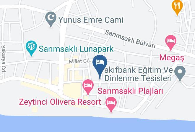 Otel Turk Evi Map