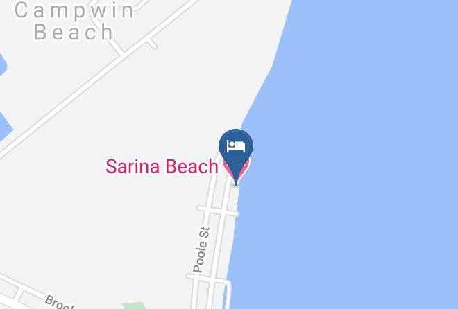 Sarina Beach Motel Map