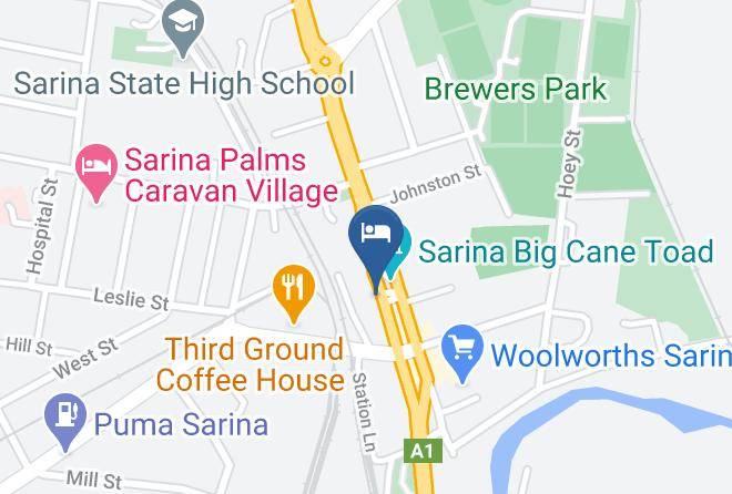Mackay - Sarina Hotel Maps
