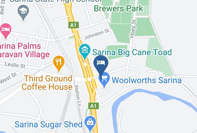 Mackay - Sarina Motor Inn Maps