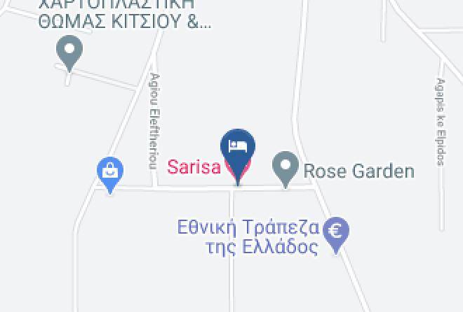 Salonica - Sarisa Hotel Maps