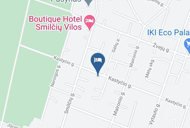 Palanga - Sarkutes Kambariu Nuoma Maps