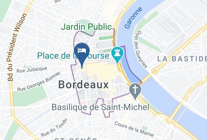 Gironde - Sarl Hotel De La Tour Intendance Maps