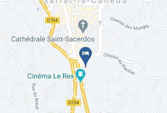 Dordogne - Sarlat Cote Jardin Maps