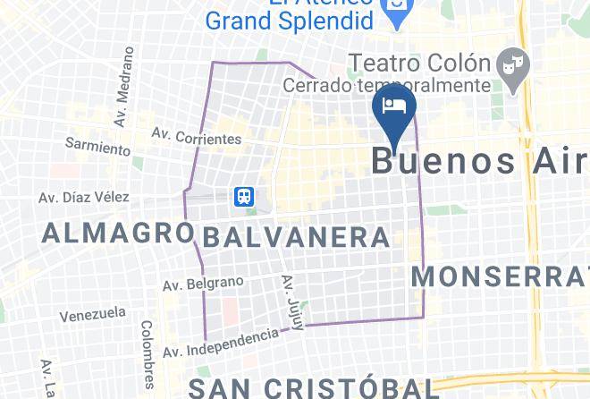 Balvanera - Sarmiento Palace Hotel Maps