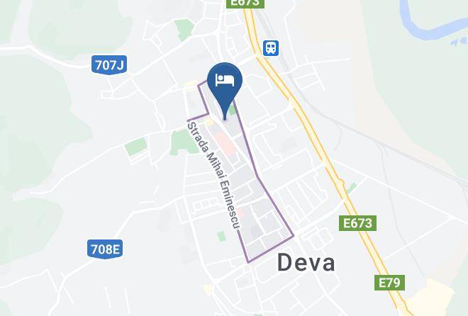 Deva - Sarmis Hotel Maps