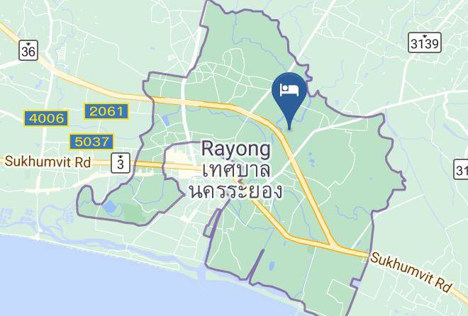Amphoe Mueang Rayong - Sarocha Resort Rayong Maps