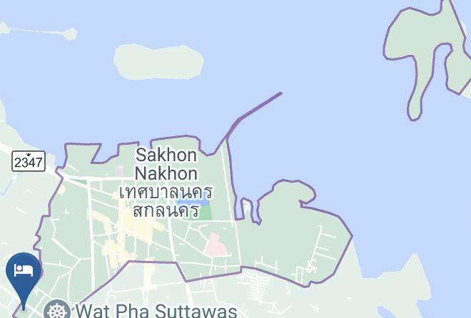 Amphoe Mueang Sakon Nakhon - Sarocha Resort Maps