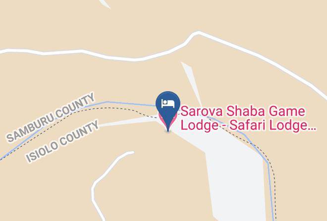 Samburu - Sarova Shaba Game Lodge Safari Lodge In Shaba National Reserve Maps