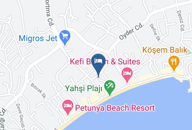 Bodrum - Sarsilmaz Otel Maps
