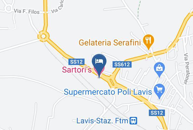 Trento - Sartori's Hotel Maps