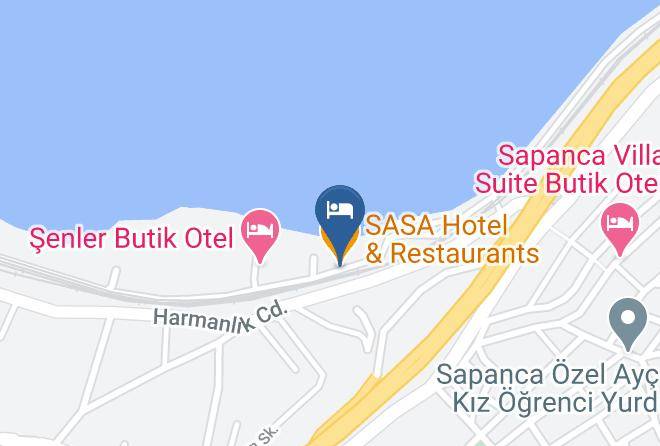 Sapanca - Sasa Hotel & Restaurants Maps