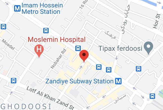 Shiraz - Sasan Hotel Maps