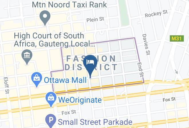 City Of Johannesburg - Sasby Hotel Maps