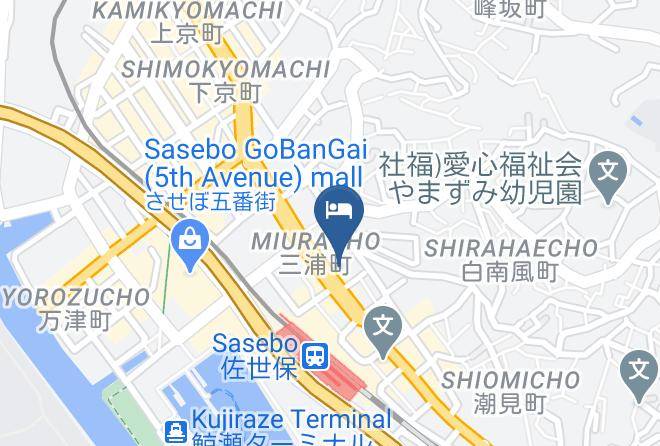 Sasebo Daiichi Hotel Map