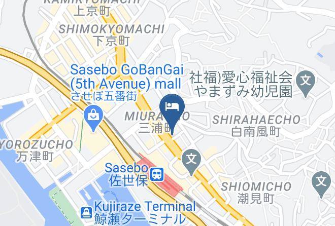 Sasebo City - Sasebo Green Hotel Maps