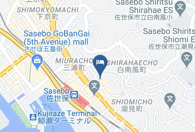 Sasebo City - Sasebo Terminal Hotel Maps