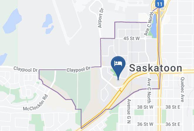 Saskatoon Inn & Conference Centre Map