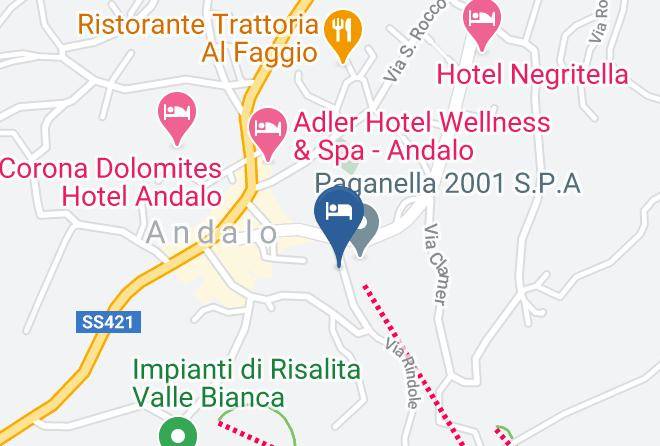 Trento - Sassdei Suite Hotel Andalo Maps