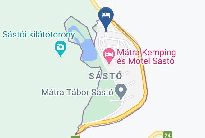 Gyongyos - Sasto Hotel Maps