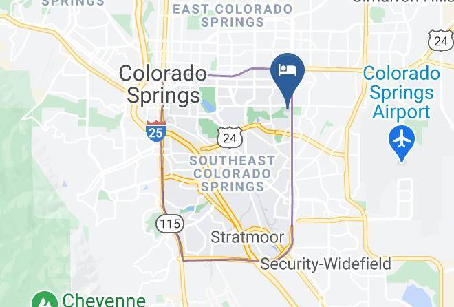 El Paso - Satellite Hotel Maps