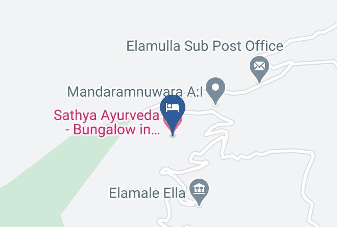Kandy - Sathya Ayurveda Bungalow In Elamulla Sri Lanka Maps