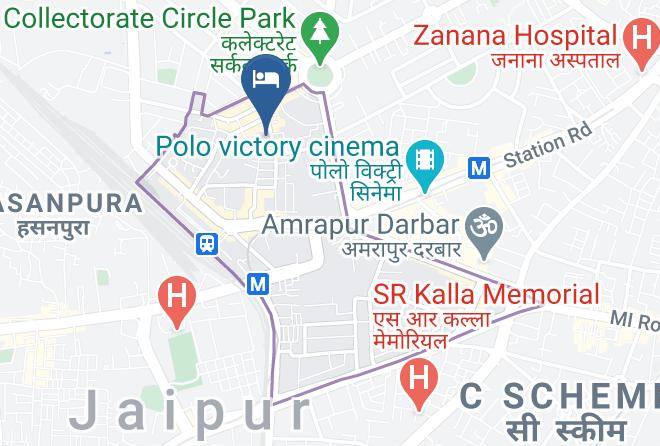 Jaipur - Satkar Hotel Maps