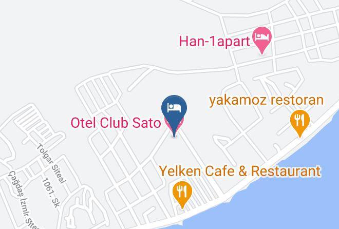 Dikili - Otel Club Sato Maps