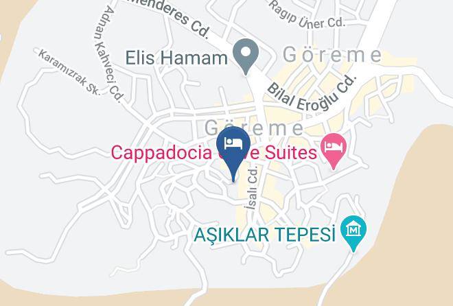 Goreme - Sato Cave Hotel Cappadocia Maps
