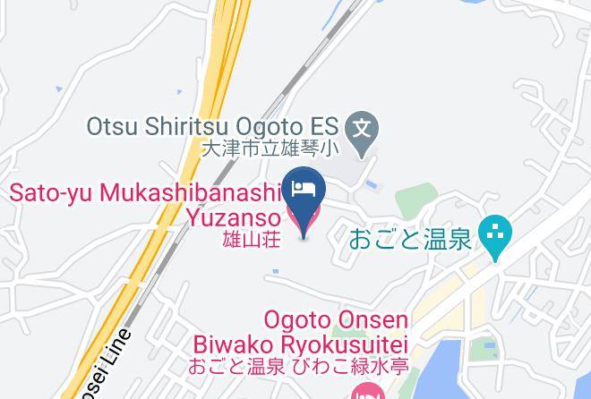 Otsu City - Sato Yu Mukashibanashi Yuzanso Maps