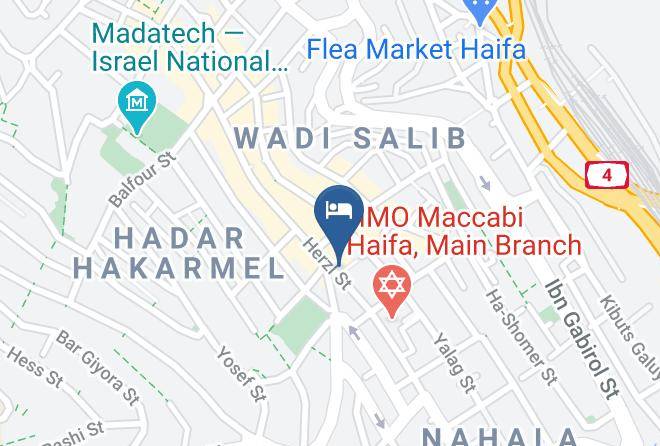 Satori Hotel Haifa Map