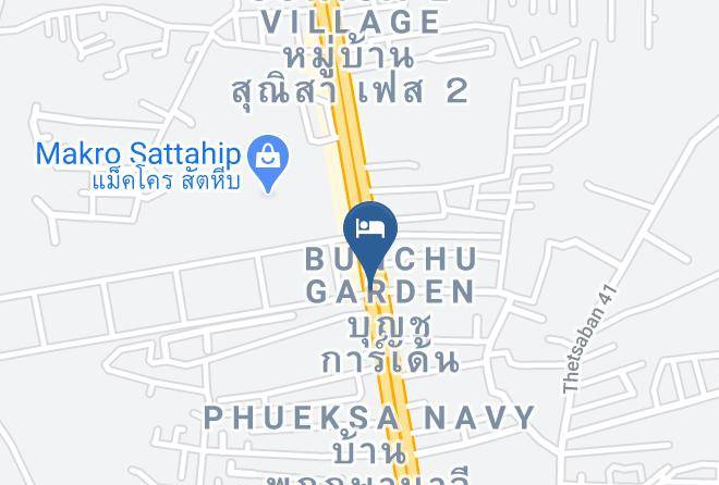 Amphoe Sattahip - Sattahip 9 Boutique Hotel Maps