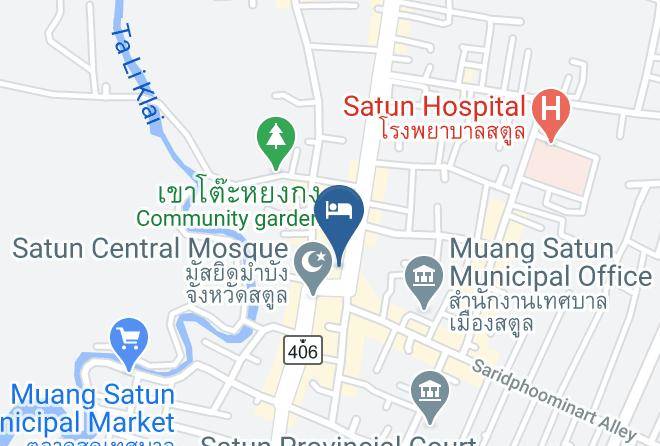 Satulthanee Hotel Map