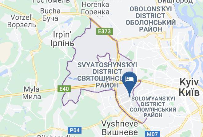 Kyiv - Saturn Hotel Maps
