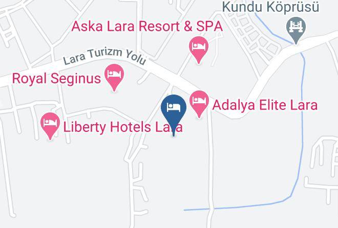 Saturn Palace Resort Map - Antalya - Aksu