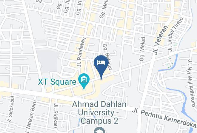 Kota Yogyakarta - Satya Graha Hotel Maps