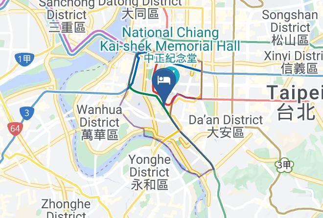 Zhongzheng District - Saual Keh Hotel Maps