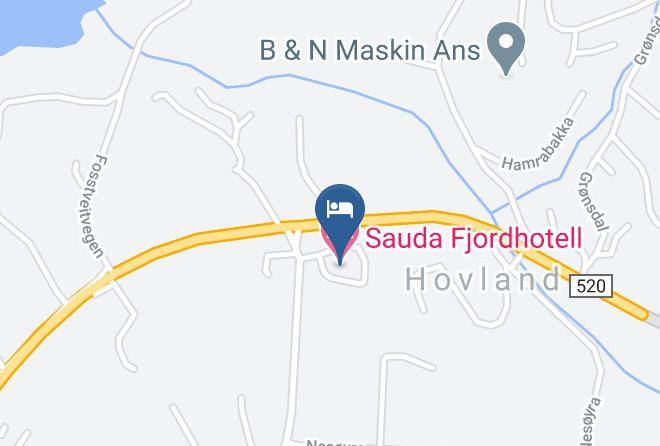 Sauda - Sauda Fjordhotell Maps