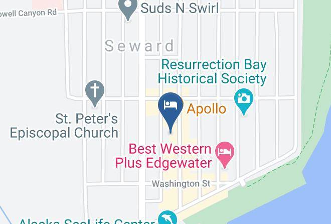 Kenai Peninsula Borough - Sauerdough Lodging Maps
