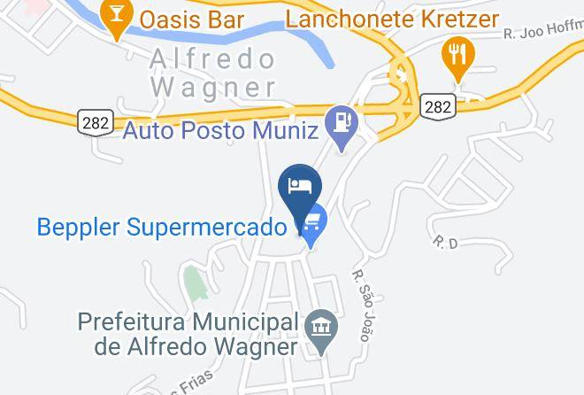 Alfredo Wagner - Saulo Hotel Maps