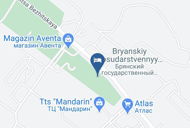 Bryansk - Sauna Aquarius Maps