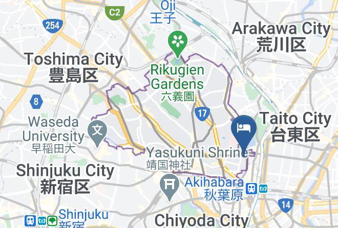 Bunkyo Ward - Sauna Capsule Asuka Maps