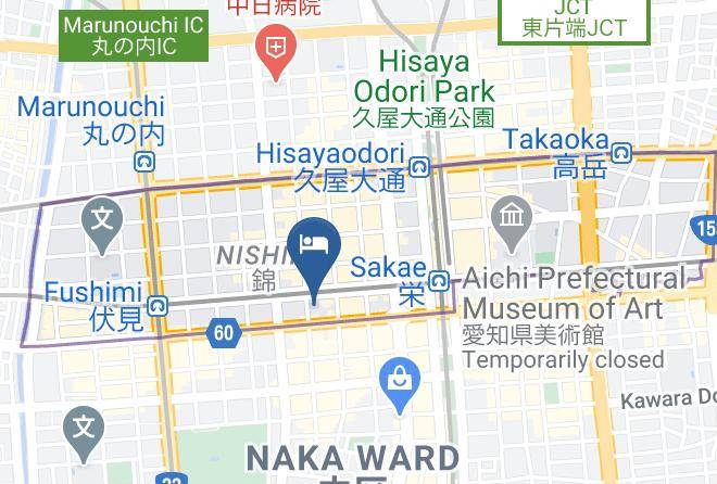 Nagoya City Naka Ward - Sauna & Capsule Fujisakae Maps
