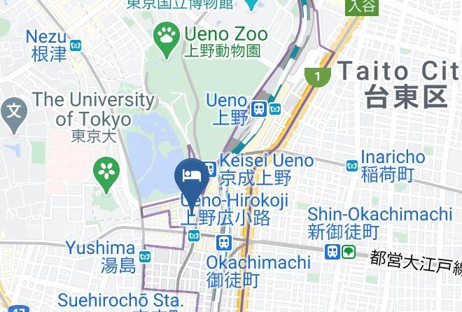 Taito Ward - Sauna & Capsule Hotel Dandy Maps