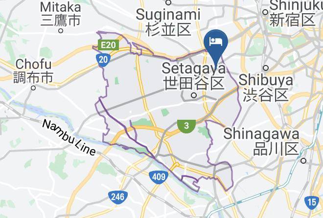 Setagaya Ward - Sauna & Capsule Minami Shimokitazawa Maps