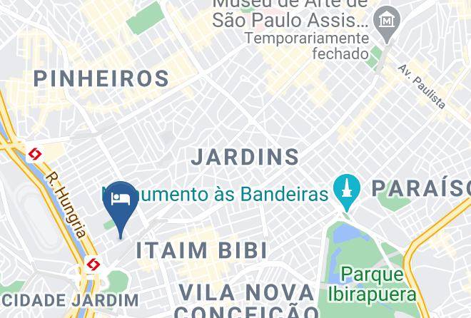 Sao Paulo Pinheiros - Sausalito First Class Maps