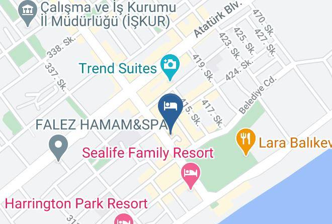 Konyaalti - Sava Hotel Maps