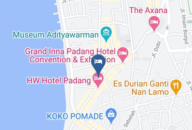 Kota Padang - Savali Hotel Maps