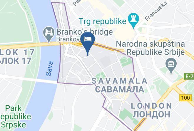 Savamala Bed&breakfast Map