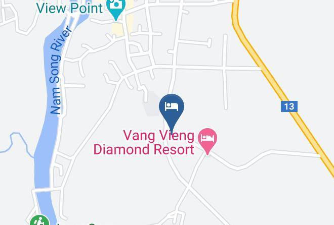 Vangvieng - Savanh Sunset View Resort Maps